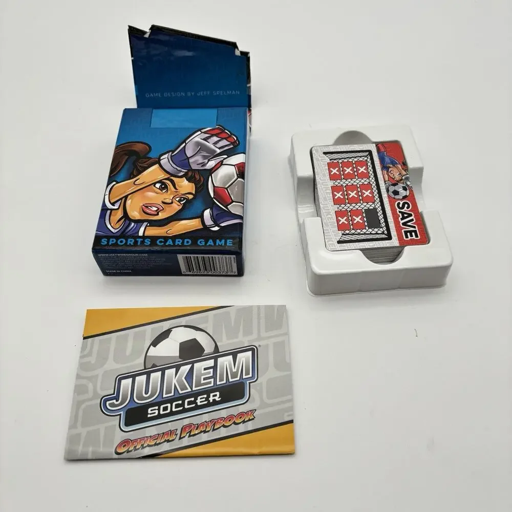 JUKEM Soccer Sports Card Game Haywire Group Complete. Very Good Condition.